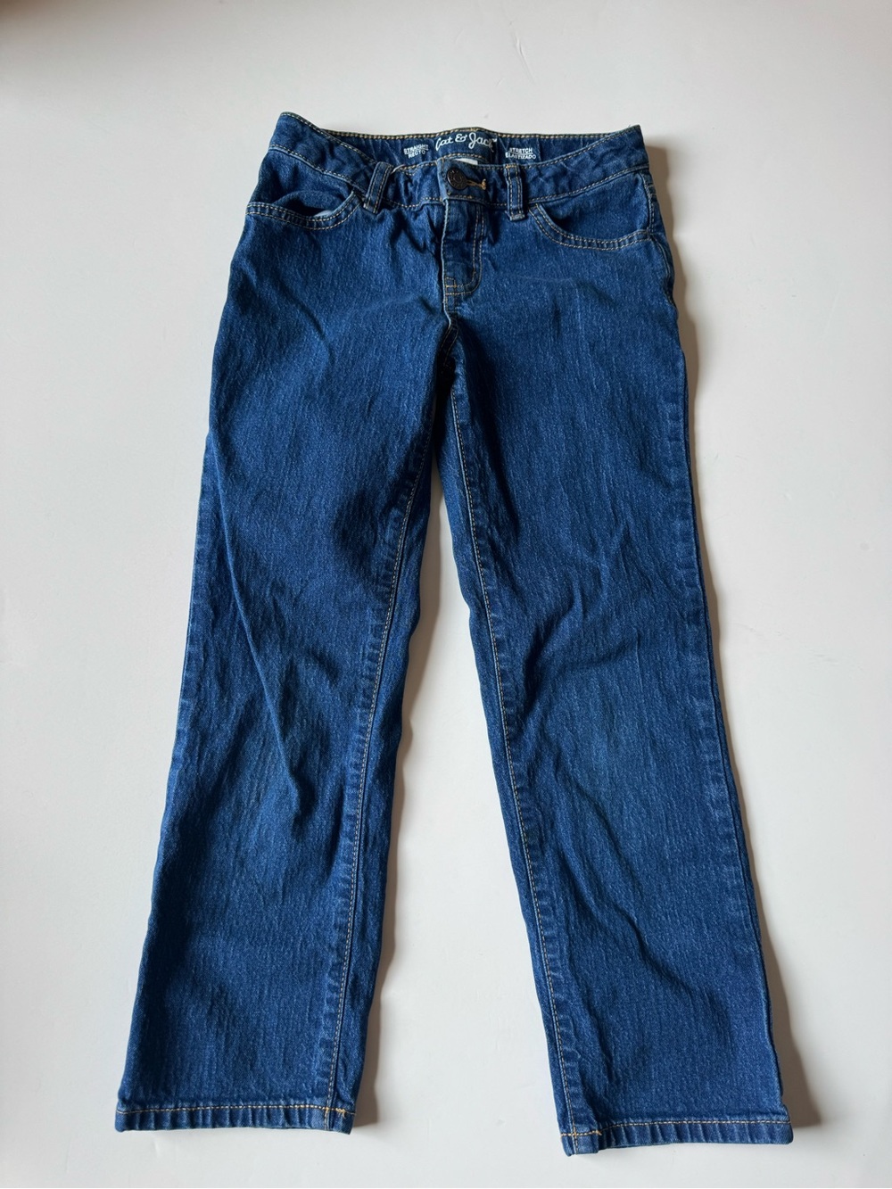 Girls Dark Blue Denim Jeans